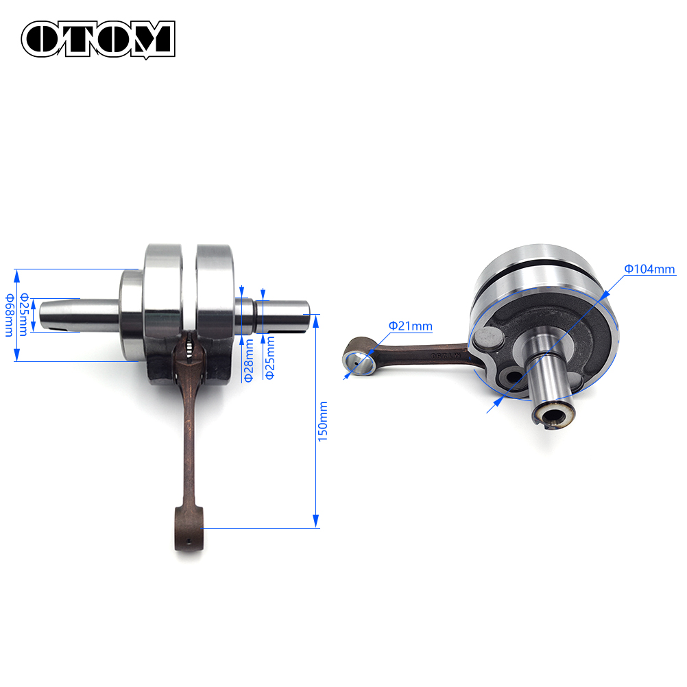 OTOM DT230 MT250 Motorcycle Cr - Motorcycle Crankshaft 评论和价格
