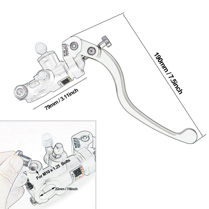 Adelin silver 14mm 15mm 16mm 1 - Motorcycle Piston 评论和价格